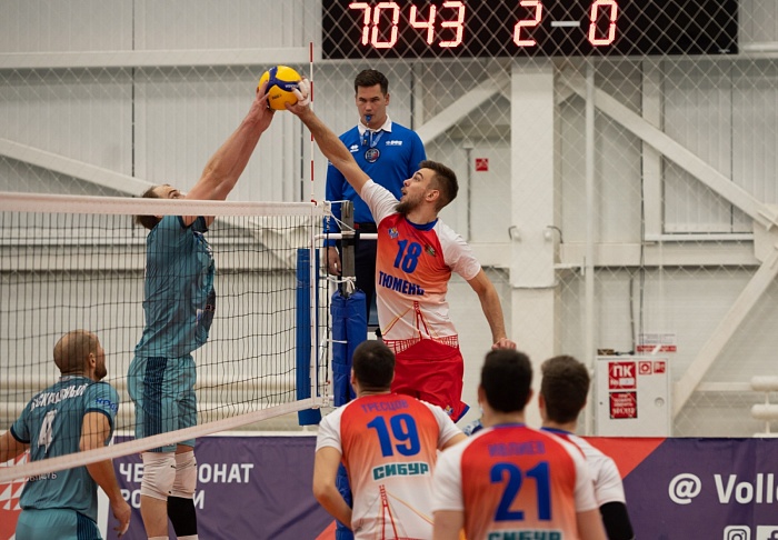 Волейболистам «Тюмени» присудили две победы в отменённых матчах