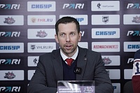 Наставник хоккейного клуба «Рубин» Денис Ячменёв: «Надеюсь, Насретдинов и Егоров выходят на новый уровень»