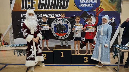 Боролись за новогодние призы