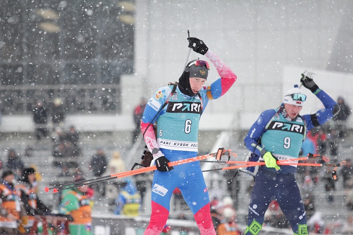 Серебряный призёр гонки преследования третьего этапа Кубка России по биатлону Александр Поварницын: «Однажды я вышел на старт без лыж»