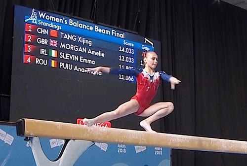 На бревне уступила только китаянке