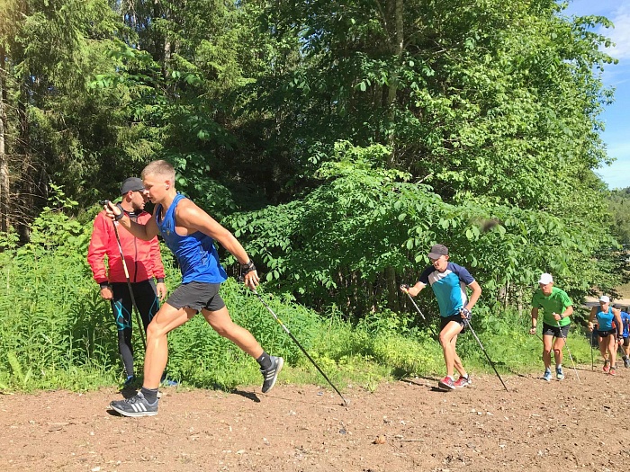 Первыми в Отепя приехали юниоры