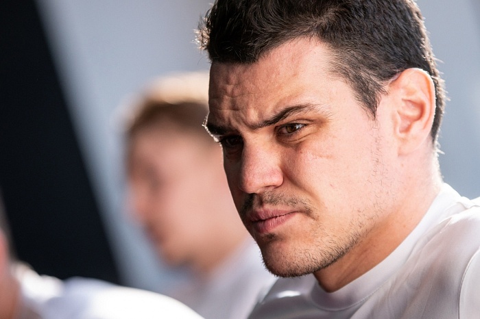 Нападающий хоккейного клуба «Рубин» Николай Владимиров: «Денис Давыдов поздравил себя с днём рождения голом»