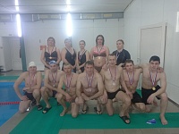 В Казанском состоялись соревнования по плаванию