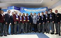 Пресс-конференция призёров зимней Паралимпиады в Сочи из Тюменской области. 20 марта 2014 года