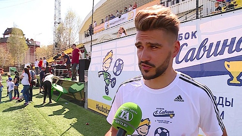 В Тюмени прошел десткий футбольный турнир Евгения Савина