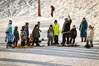 В Тюмени состоялся мастер-класс по детскому сноуборду