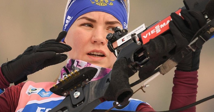 Виктория Сливко взяла серебро на Кубке IBU