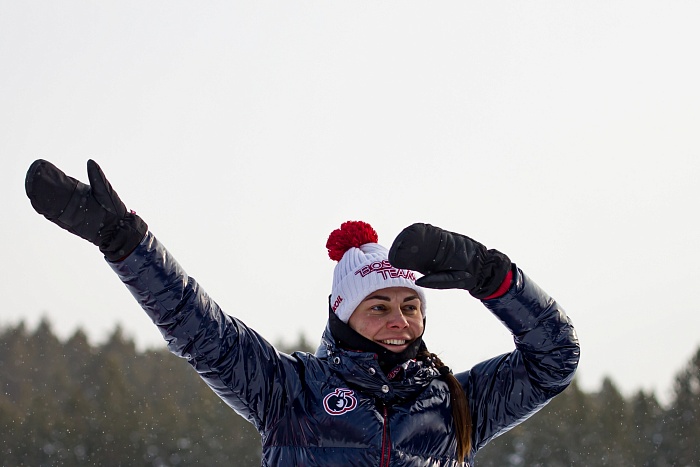 Серебряный призёр скиатлона на Спартакиаде по лыжным гонкам Анастасия Кулешова: «Удалось побороться на финише, но до золота не хватило сил…»