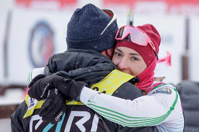 Третий этап PARI-Кубка России по биатлону в Тюмени. Гонка преследования. Женщины