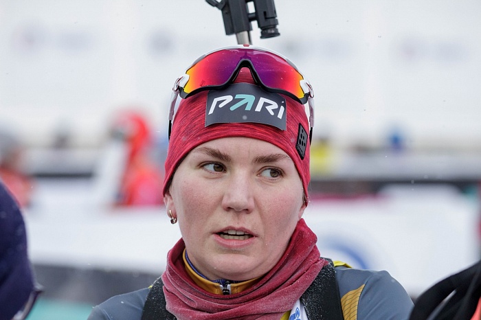 Третий этап PARI-Кубка России по биатлону в Тюмени. Гонка преследования. Женщины