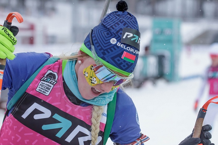 Третий этап PARI-Кубка России по биатлону в Тюмени. Гонка преследования. Женщины