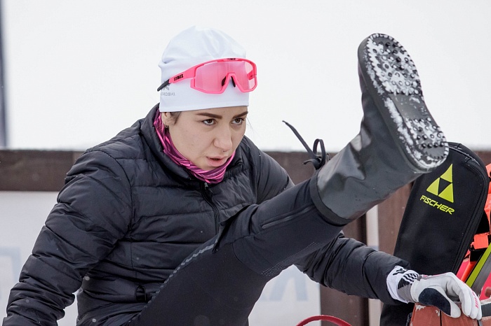 Третий этап PARI-Кубка России по биатлону в Тюмени. Гонка преследования. Женщины