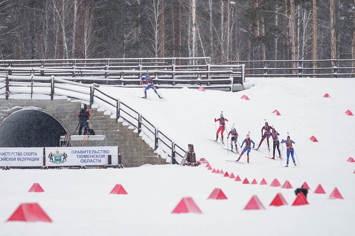 Третий этап PARI-Кубка России по биатлону в Тюмени. Гонка преследования. Женщины