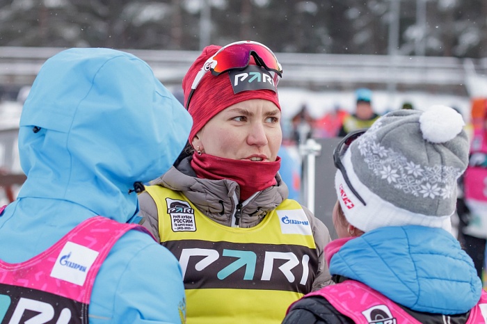Третий этап PARI-Кубка России по биатлону в Тюмени. Гонка преследования. Женщины