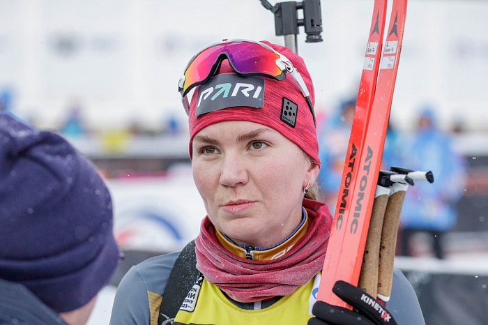 Третий этап PARI-Кубка России по биатлону в Тюмени. Гонка преследования. Женщины