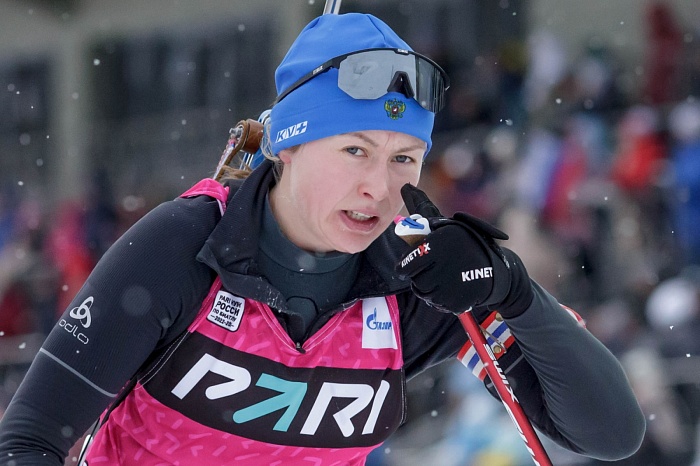 Третий этап PARI-Кубка России по биатлону в Тюмени. Гонка преследования. Женщины