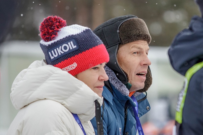 Третий этап PARI-Кубка России по биатлону в Тюмени. Гонка преследования. Женщины