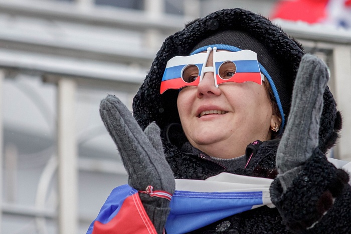 Третий этап PARI-Кубка России по биатлону в Тюмени. Гонка преследования. Женщины