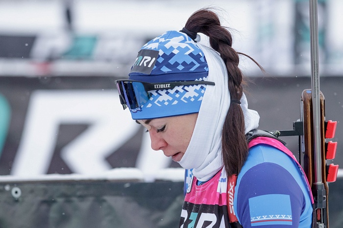 Третий этап PARI-Кубка России по биатлону в Тюмени. Гонка преследования. Женщины