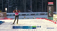 Виктория Сливко завоевала серебро Кубка России по биатлону в спринте