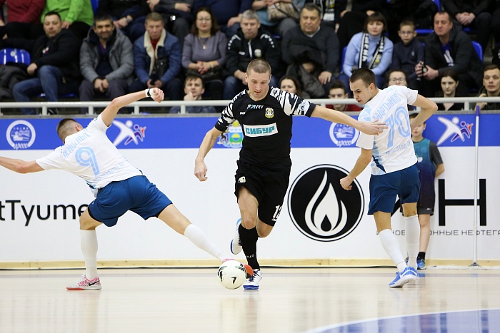 Чемпионат России по мини-футболу среди клубов PARI-Суперлиги. 13-й тур. МФК «Тюмень» - «Сиб-Транзит» (Новокузнецк) – 6:2 и 3:5