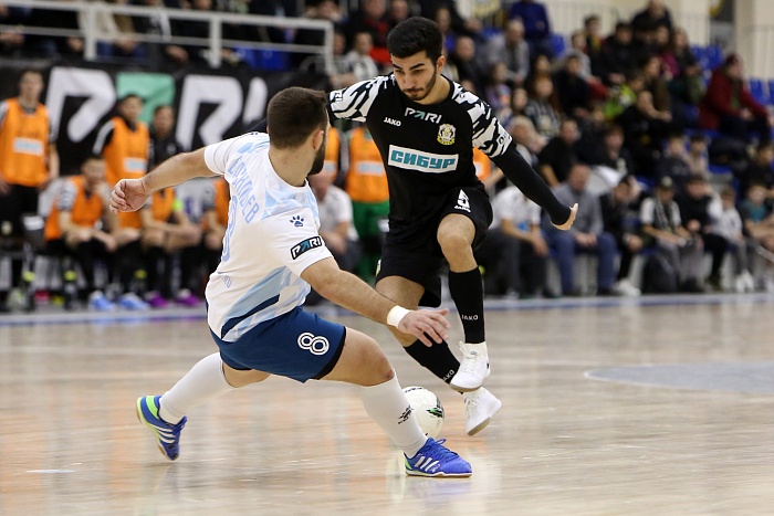 Чемпионат России по мини-футболу среди клубов PARI-Суперлиги. 13-й тур. МФК «Тюмень» - «Сиб-Транзит» (Новокузнецк) – 6:2 и 3:5