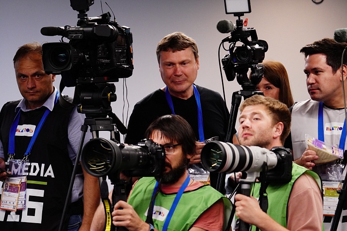 Пресс-конференция, посвященная началу международного фестиваля университетского спорта в Екатеринбурге