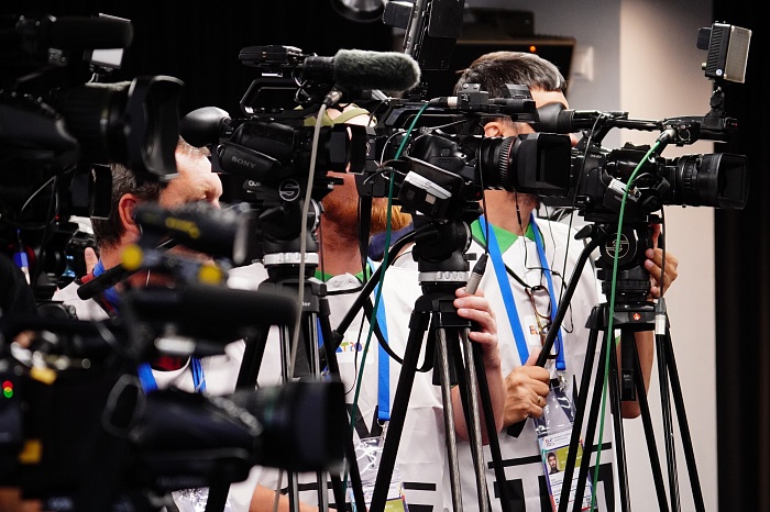 Пресс-конференция, посвященная началу международного фестиваля университетского спорта в Екатеринбурге