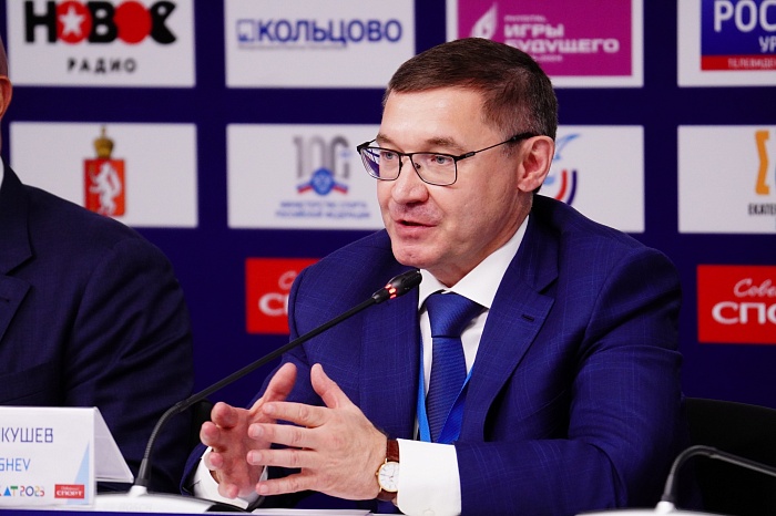 Пресс-конференция, посвященная началу международного фестиваля университетского спорта в Екатеринбурге