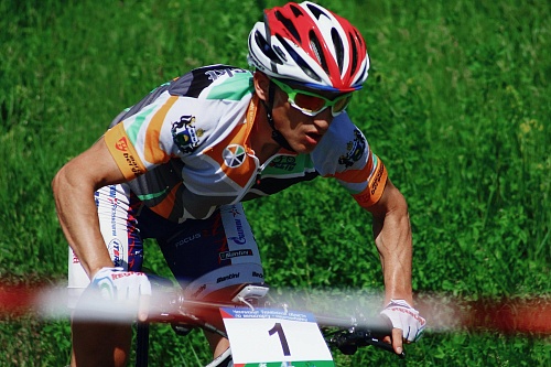 Велосипедисты штурмовали Теплую гору