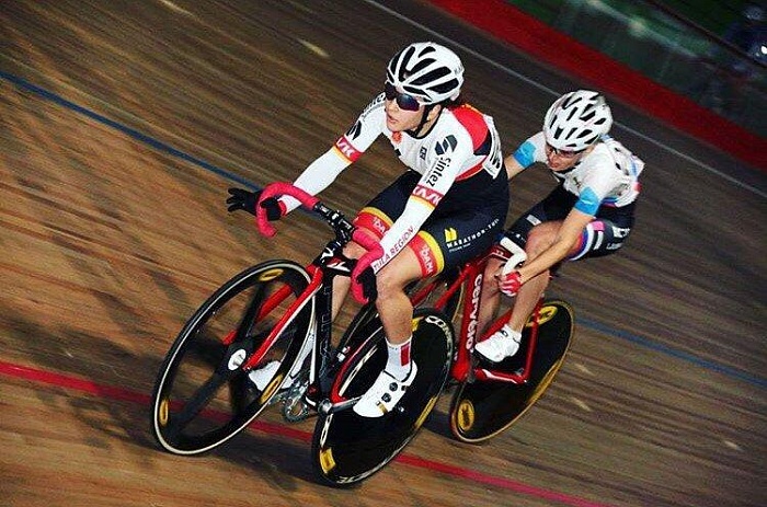 Выиграла награду на питерском треке