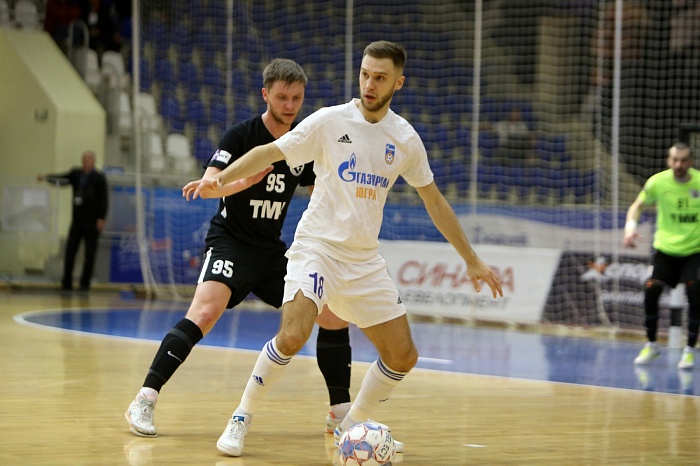 Игрок МФК «Газпром-Югра» Андрей Понкратов: «В этом есть какая-то ирония – счастливый зал для «Синары», а побеждаем мы»