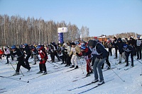 На «Лыжне России» бежали к финишу и значкам ГТО