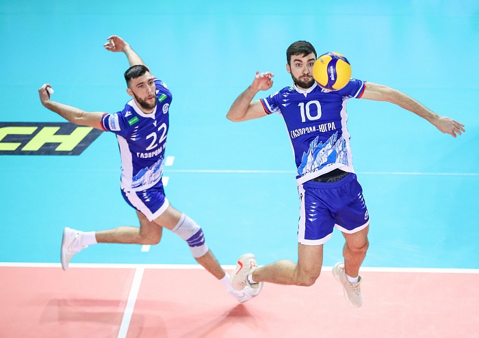 Атаку встретил тройной блок…