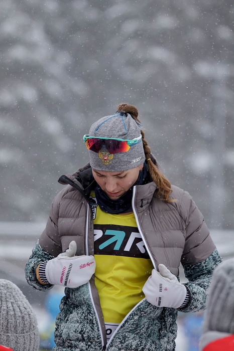 Третий этап PARI-Кубка России по биатлону в Тюмени. Большой масстарт. Женщины