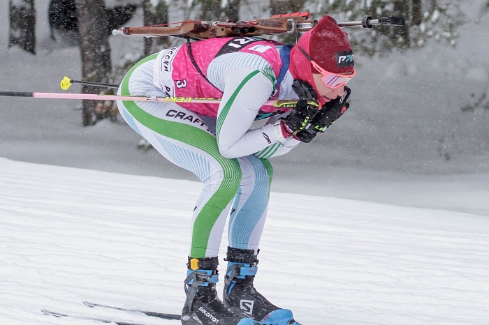Третий этап PARI-Кубка России по биатлону в Тюмени. Большой масстарт. Женщины