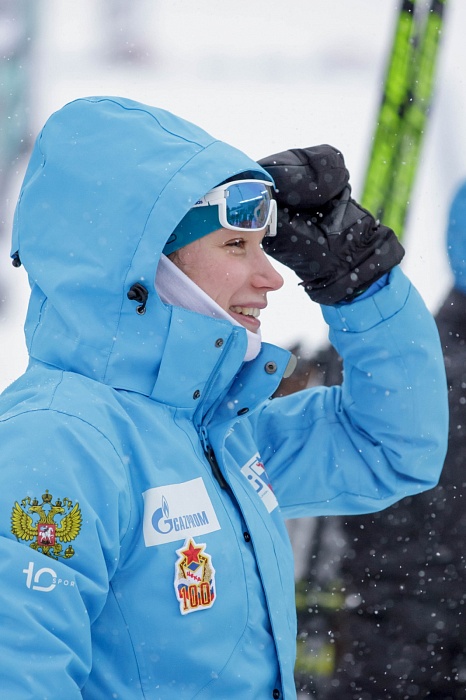 Третий этап PARI-Кубка России по биатлону в Тюмени. Большой масстарт. Женщины