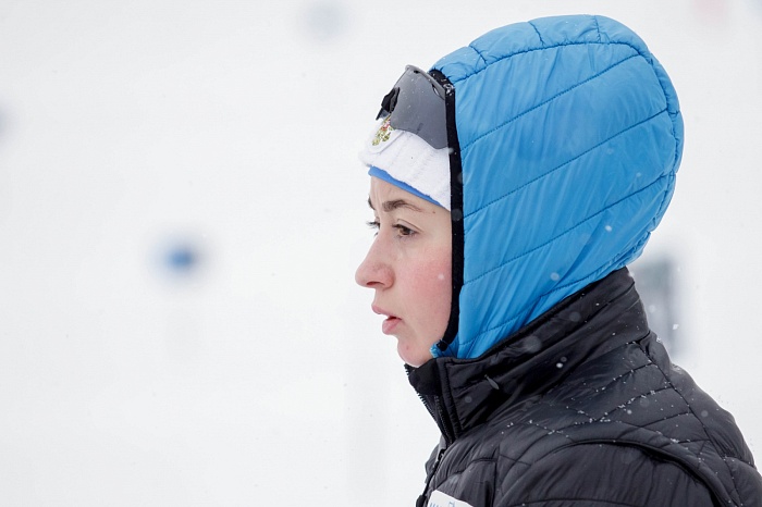 Третий этап PARI-Кубка России по биатлону в Тюмени. Большой масстарт. Женщины