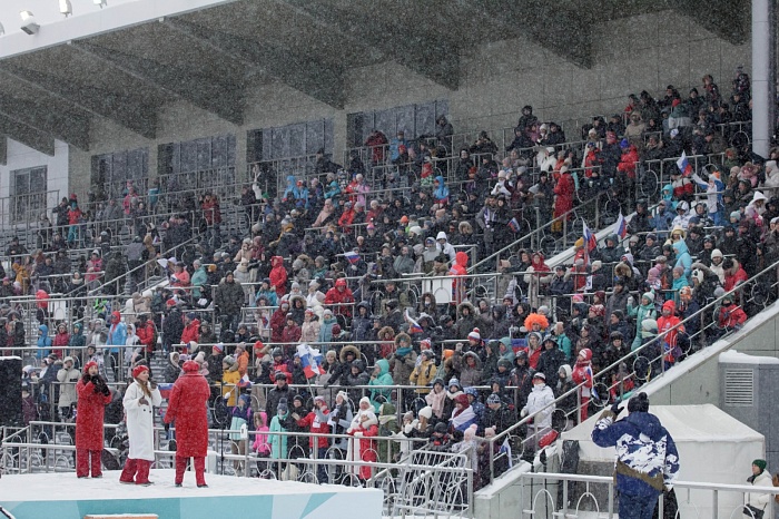 Третий этап PARI-Кубка России по биатлону в Тюмени. Большой масстарт. Женщины