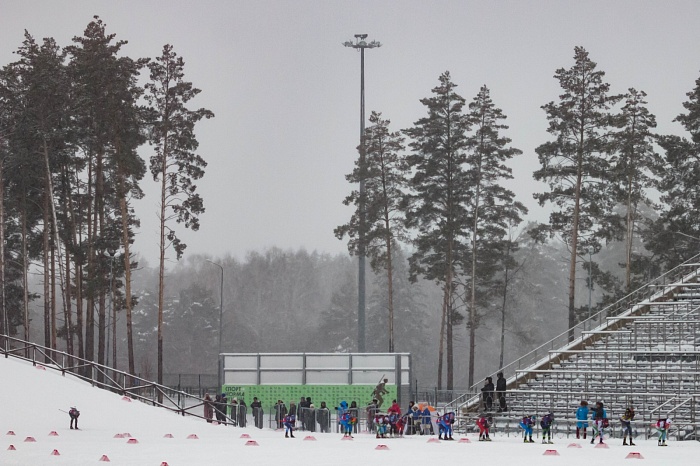 Третий этап PARI-Кубка России по биатлону в Тюмени. Большой масстарт. Женщины