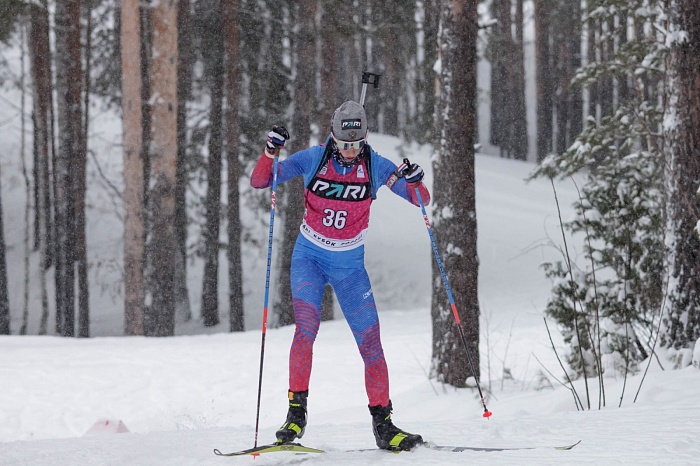 Третий этап PARI-Кубка России по биатлону в Тюмени. Большой масстарт. Женщины