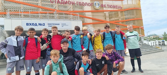 Юные крымские футболисты провели третий товарищеский матч в Тюмени