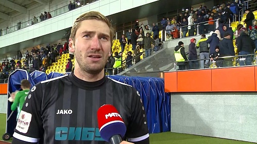 Защитник ФК Тюмень Александр Столяренко, забивший на 120-й минуте, о кубковом матче с ЦСКА