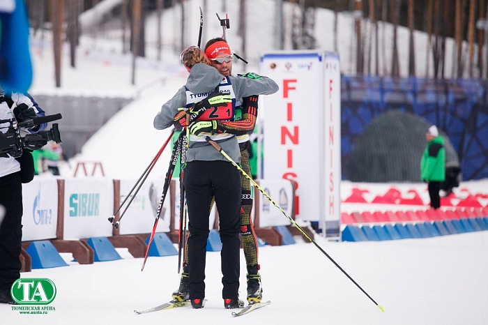 Луиз Куммер и Маттиас Дорфер. Фото Даниила САВИНЫХ