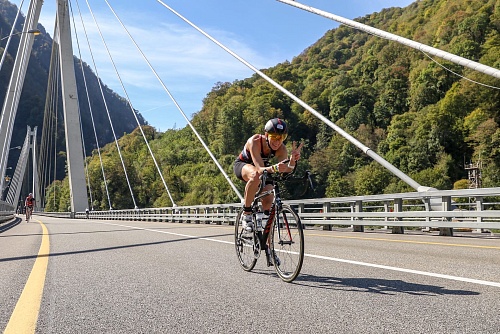 Сибирячка покорила «полужелезную» дистанцию