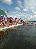 Пловцы стартовали на озере Чемпионов