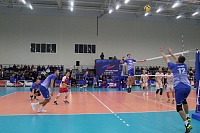 В первом домашнем матче сезона волейболисты «Тюмени» обыграли пермскую «Каму»