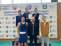Тюменские боксеры завоевали пять золотых медалей на турнире общества «Динамо»