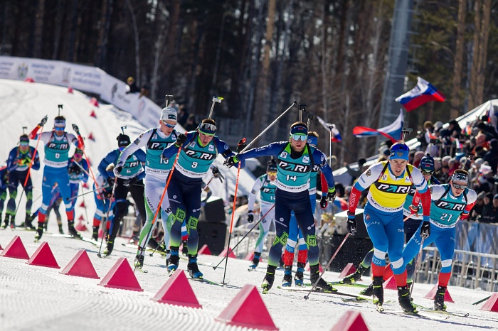 Кубок Содружества по биатлону в Тюмени. Масс-старт. Мужчины